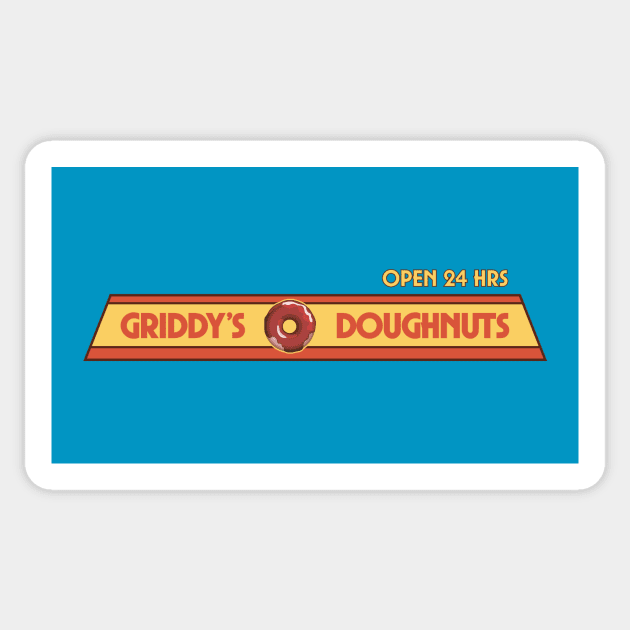 Umbrella Academy - Griddy's Doughnuts Sticker by Dopamine Creative